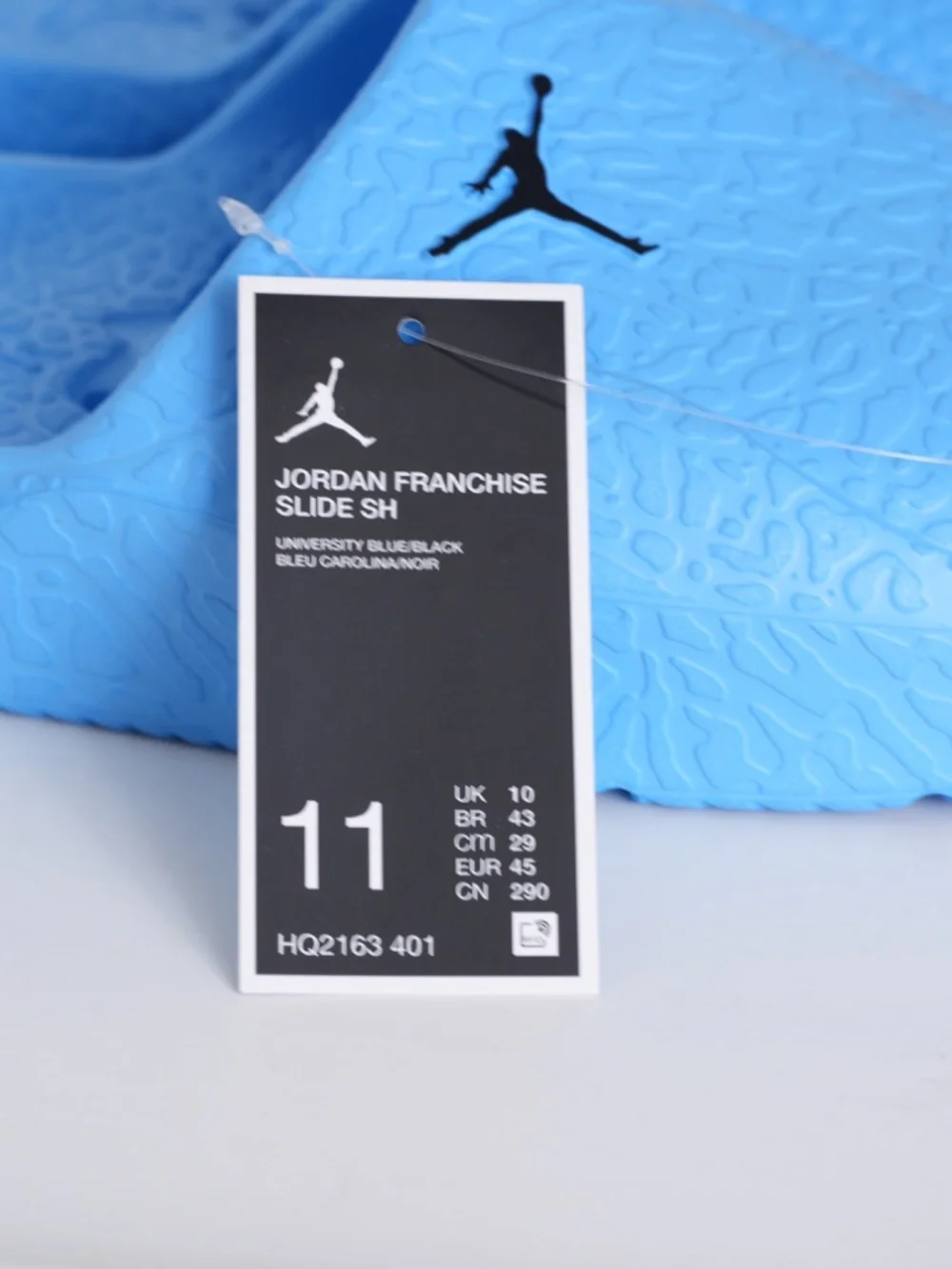 Jordan Franchise Shower Slides (University Blue/Black) US 11 EU 45